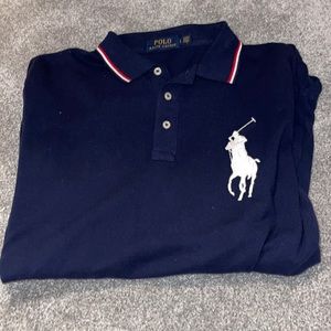 Large horse polo long sleeve